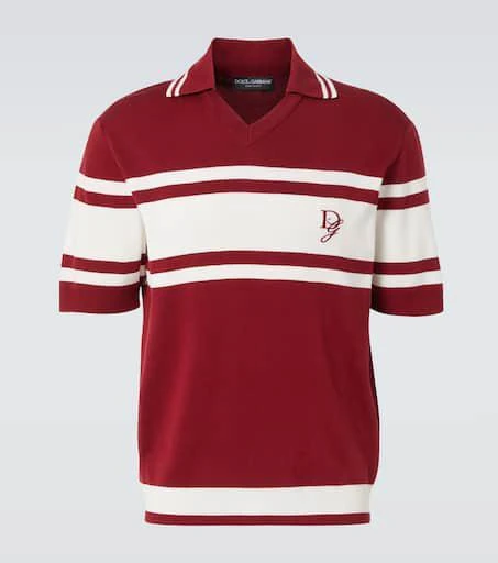 Dolce 
Gabbana Silk and cotton polo shirt 1