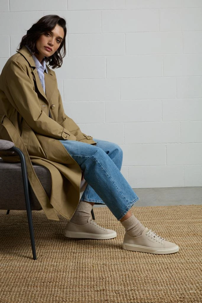 Woolrich Cloud Court Suede Sneakers - Women - Beige 7