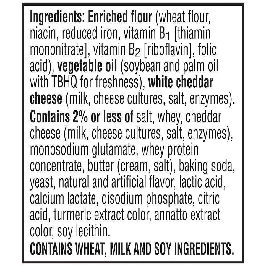 Cheez-It Cheese Crackers White Cheddar 4