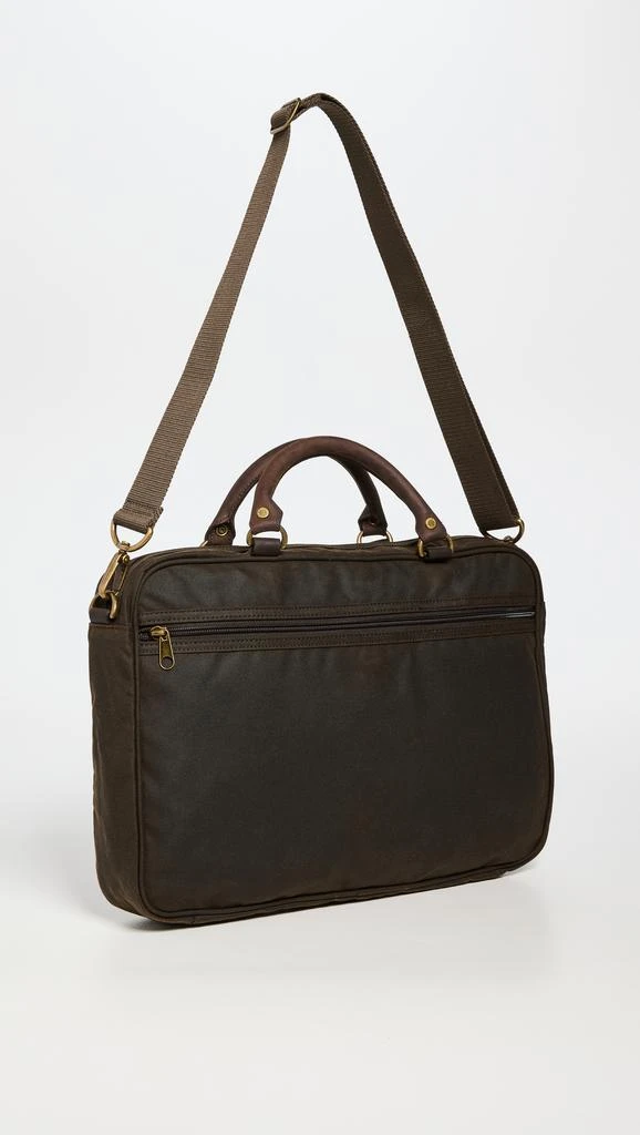 Barbour Wax Leather Briefcase 3