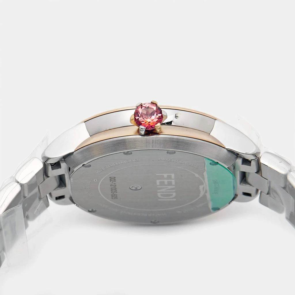 Fendi Fendi Mother of Pearl Diamond Spinel Topaz Two-Tone Stainless Steel IShine F121224500D2T01 Women's Wristwatch 33.50 mm 8