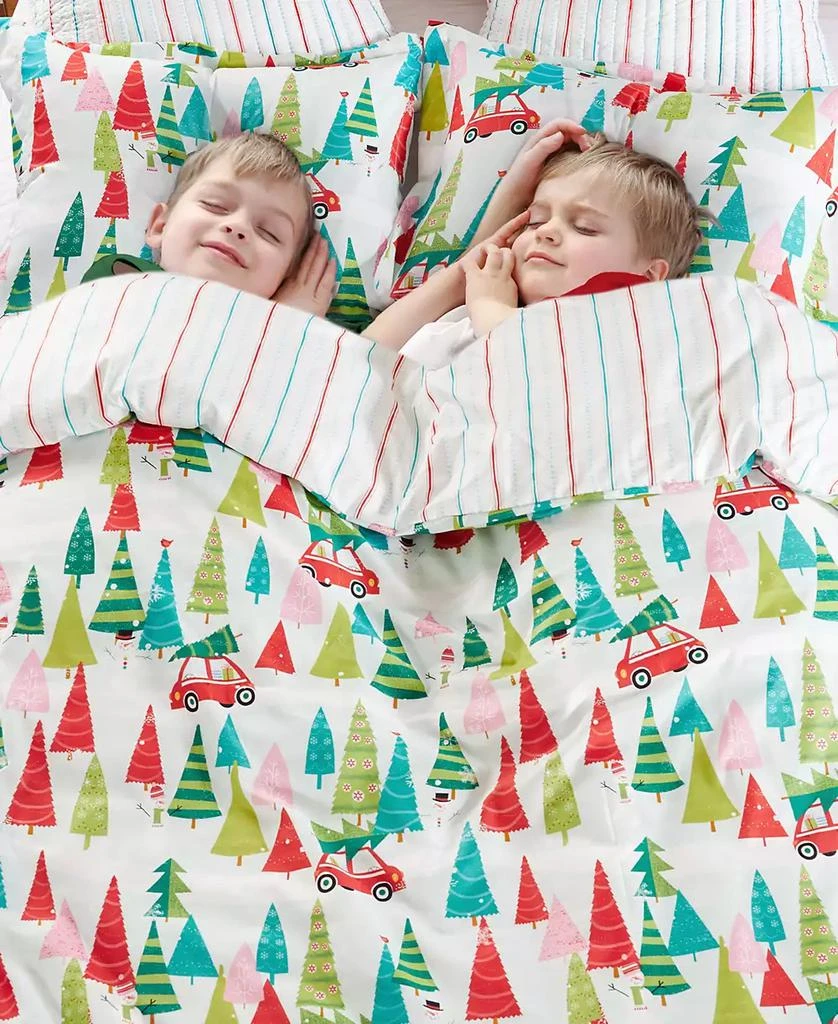 Levtex Merry Bright Holly Jolly Reversible 3-Pc. Comforter Set 4