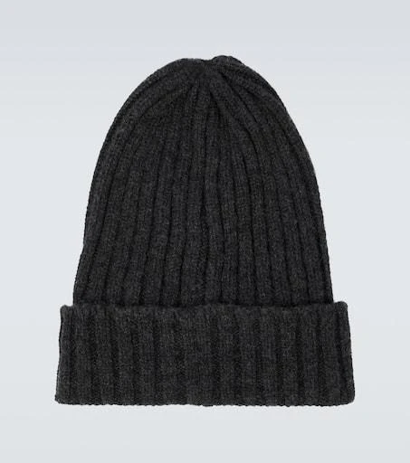 Thom Sweeney Ribbed cashmere beanie 4