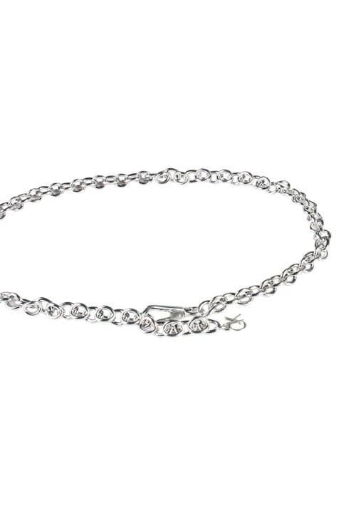 Calvin Klein Klein Chain Belt With Hanging Logo Charm 1