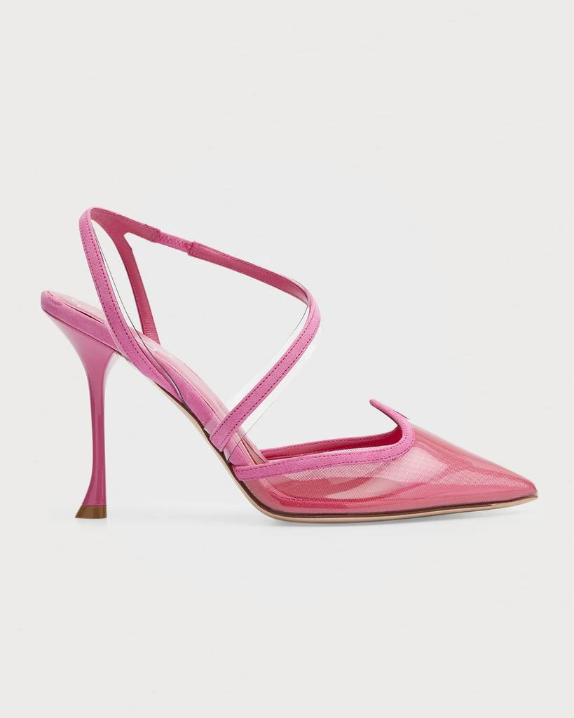 Roger Vivier I Love Vivier Clear Strappy Pumps 1