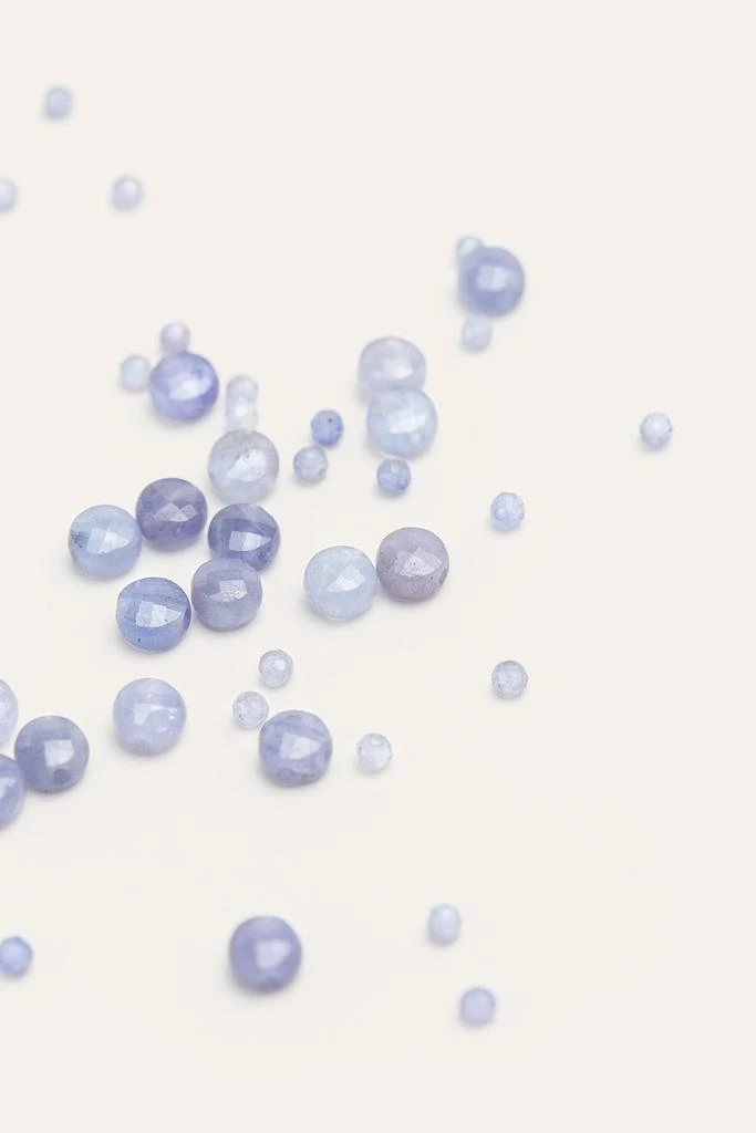 预计3周后发货 YAY Paris Mini Créoles Stella - Tanzanite - Argent 3