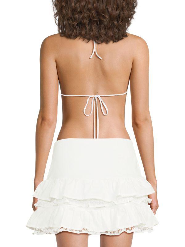 Peixoto Lexi Solid Halterneck Bikini Top