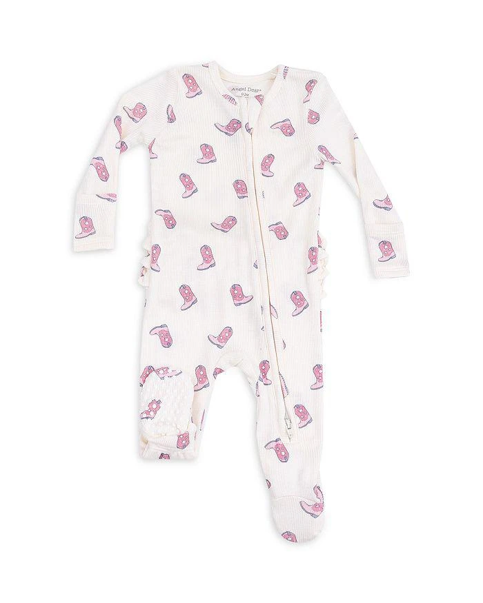 Angel Dear Girls
Petite Cowgirl Boots Zipper Ruffle Back Footie - Baby