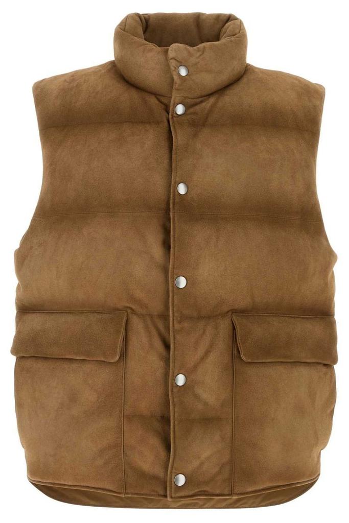 Prada Down-filled cotton corduroy vest - Coats - Free Shipping