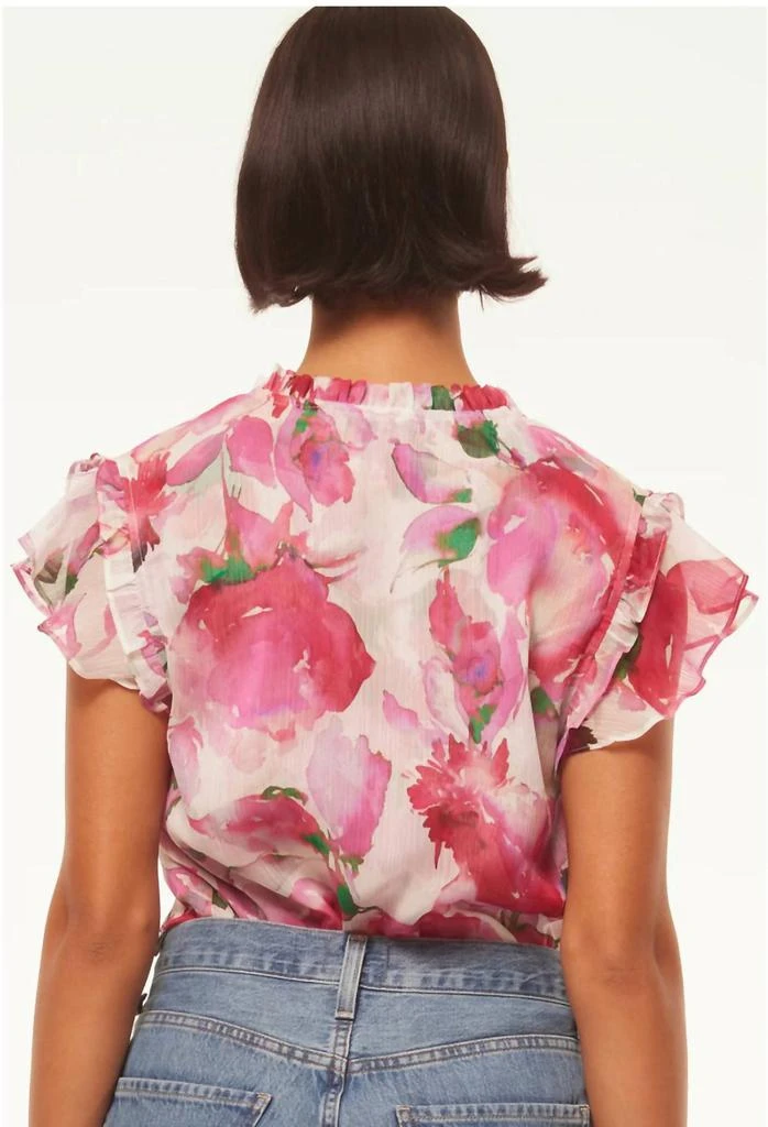 MISA Misa Los Angeles - Basia Floral Print Chiffon Top 2