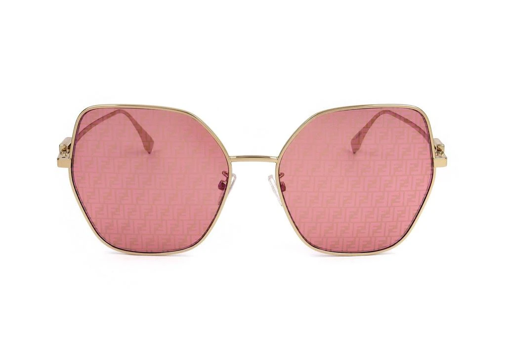 Fendi Eyewear Fendi Eyewear Butterfly Frame Sunglasses 1