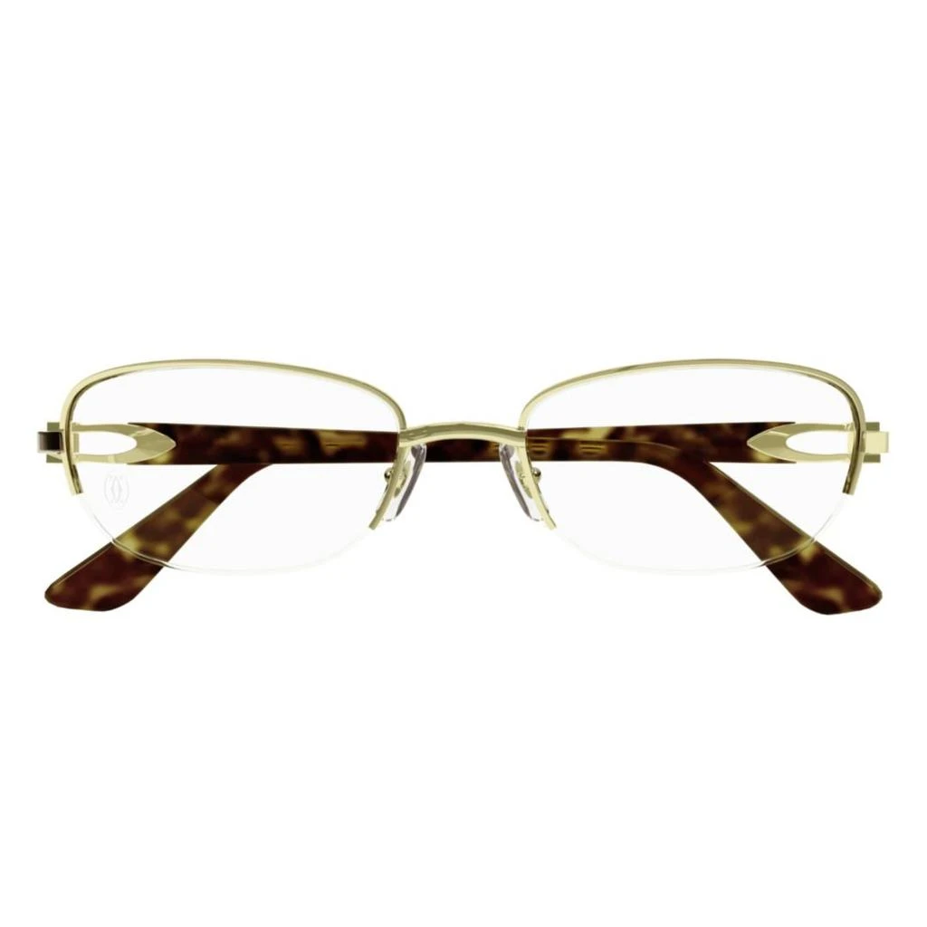 Cartier Cartier Oval Semi Rimless Glasses 1