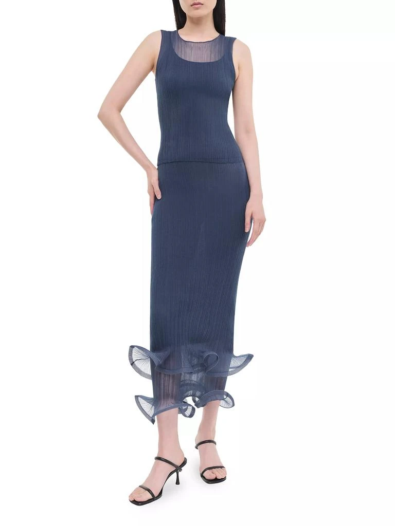 SIMKHAI Kelso Layered-Hem Skirt 2