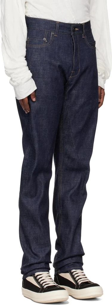 Rick Owens Indigo Porterville Detroit Cut Jeans 2