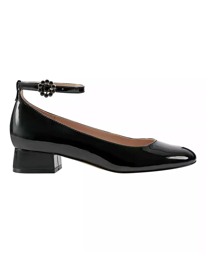 Bandolino Women's Lexy Ankle Strap Low Block Heel Pumps 2