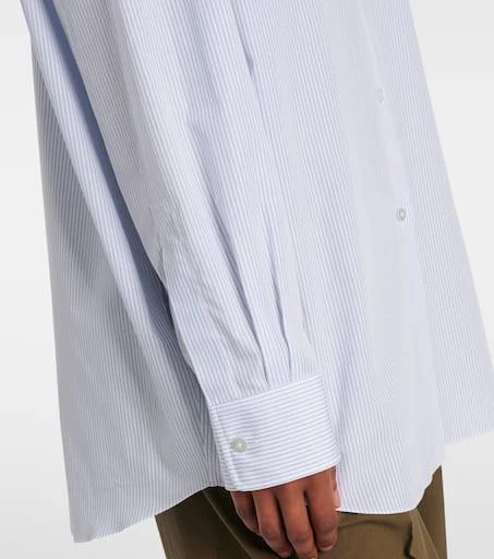 The Row Caster striped cotton poplin shirt 5