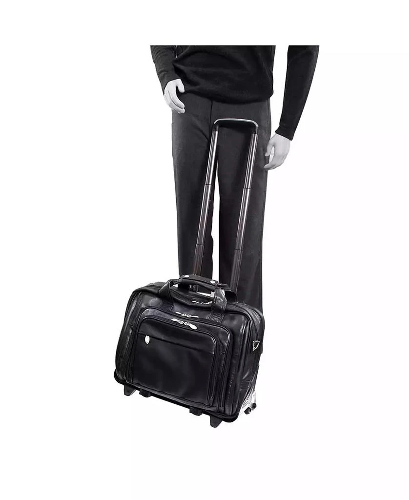 McKlein Gold Coast, 17" Patented Detachable -Wheeled Laptop Briefcase 8