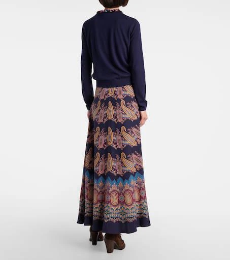 ETRO Embellished silk and cashmere cardigan 3