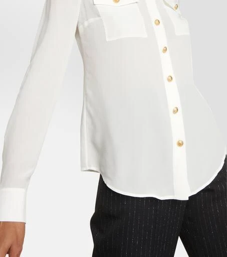 Balmain Crêpe de chine shirt 5