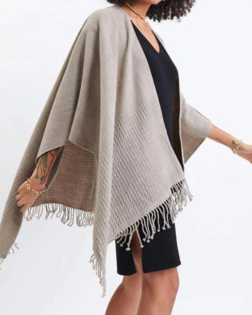 MERSEA Women's Classic Travel Wrap In Driftwood 2