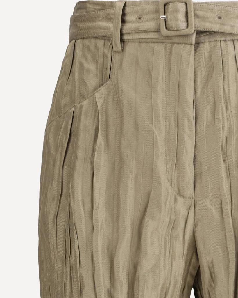 Gabriela Hearst Ruched silk Norman Pants 3
