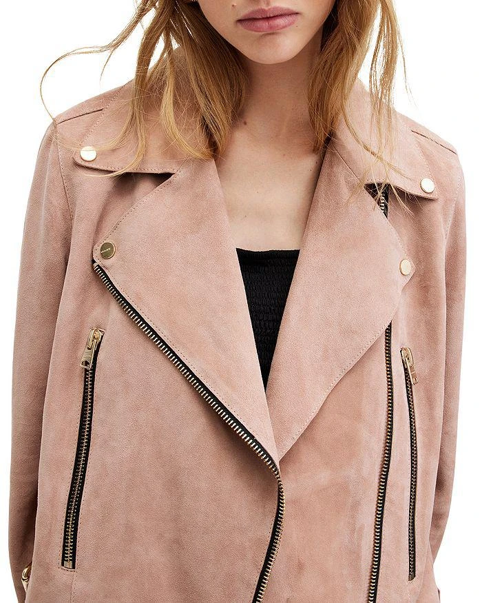 ALL SAINTS Beale Suede Biker Jacket 5