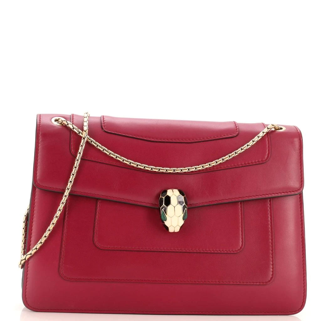 BVLGARI Serpenti Forever Shoulder Bag Leather Medium 1