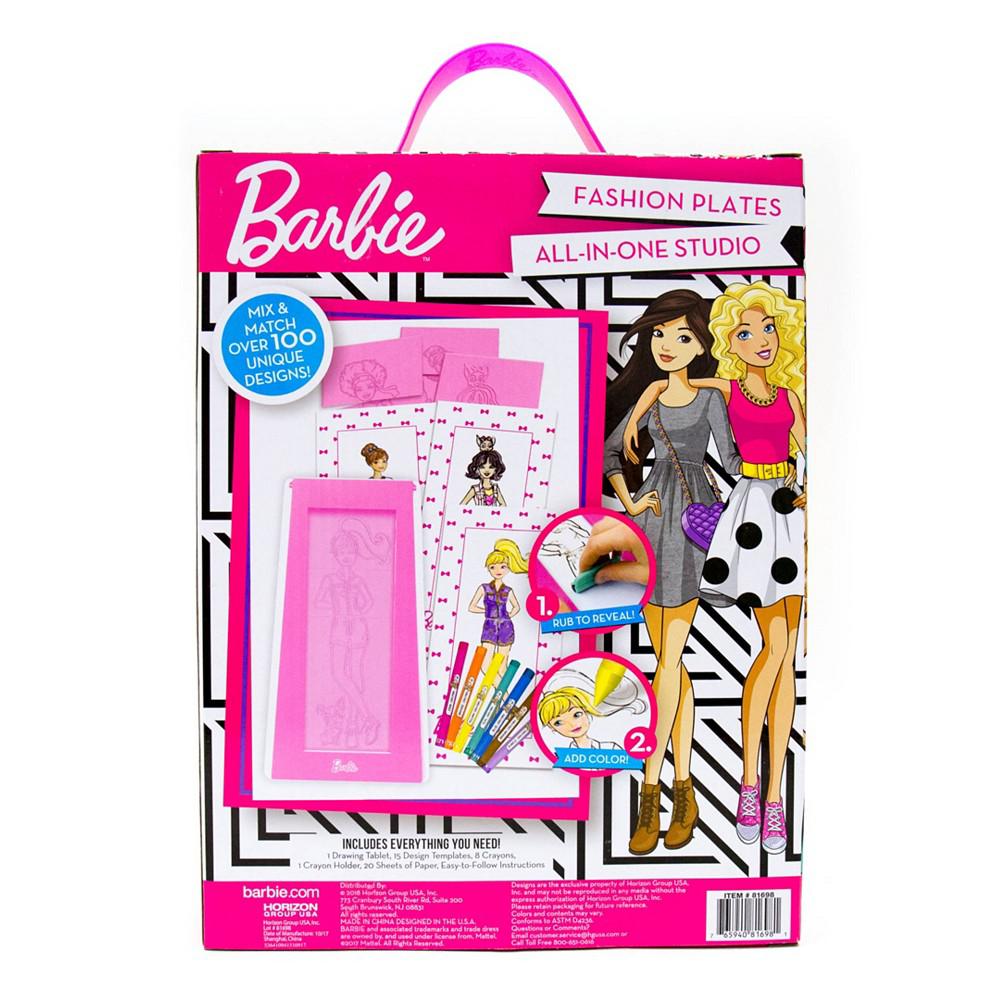 Barbie Fashion Plates Set, 46 Piece