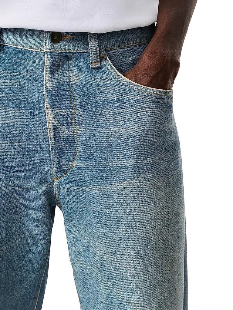 Rag & Bone Miramar Denim Straight-Leg Sweatpants 4