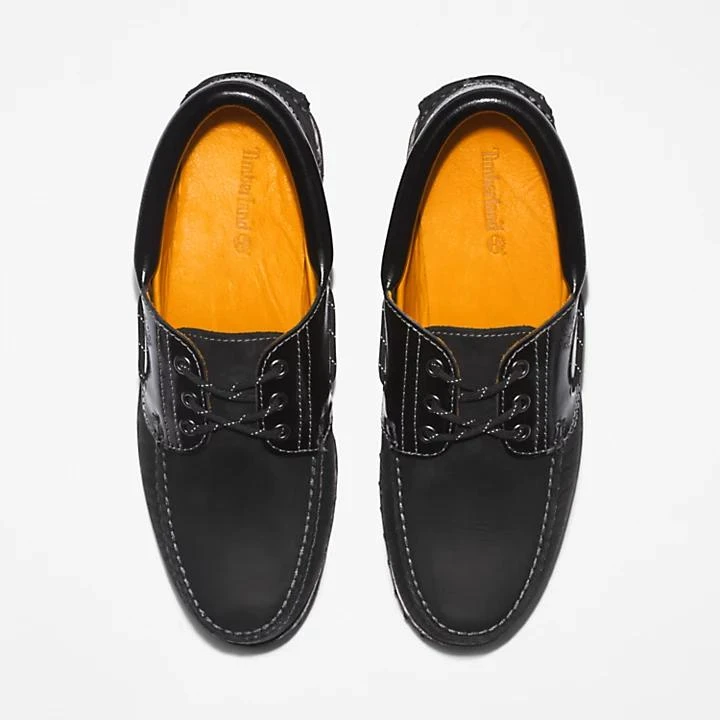 Timberland Timberland® 3-Eye Lug Handsewn Boat Shoe for Men in Black 2