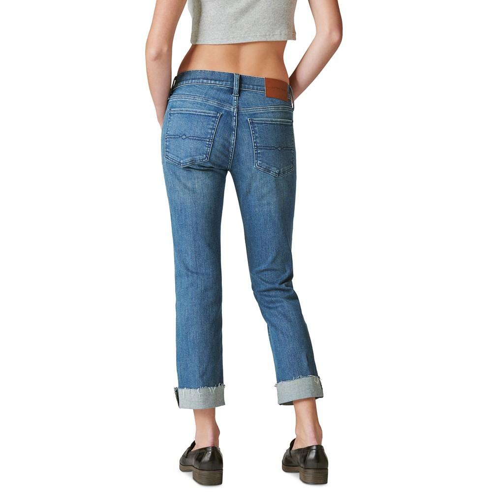 Lucky Brand Women's Mid-Rise Sweet Crop Cuffed Jeans