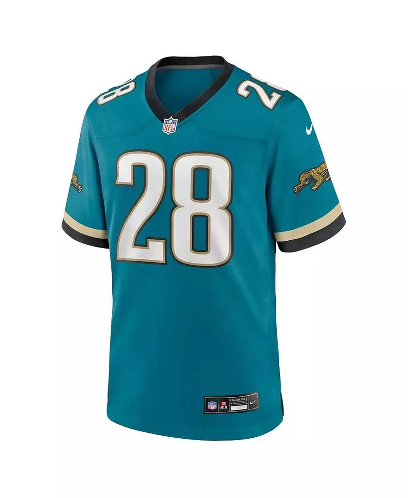 NIKE Men's Fred Taylor Teal Jacksonville Jaguars Prowler Throwback Retired Player Game Jersey 2