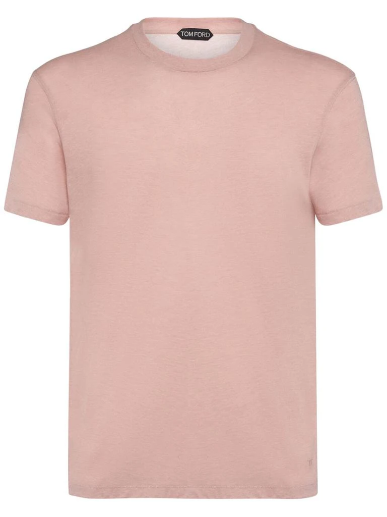 Tom Ford Cotton Blend Crewneck T-shirt 1