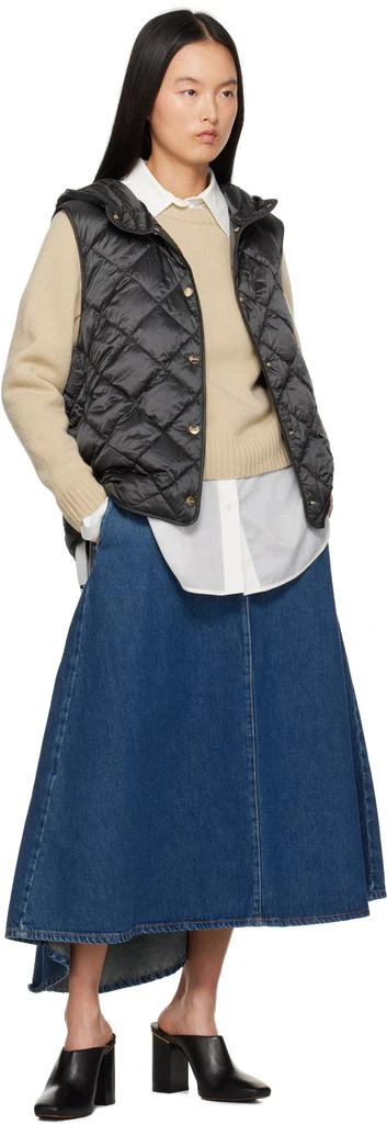Max Mara Black Trefa Down Vest 4