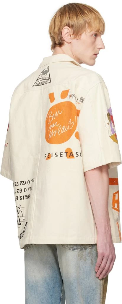 MARINE SERRE Off-White Regenerated Tote Bags Bowling Shirt 3