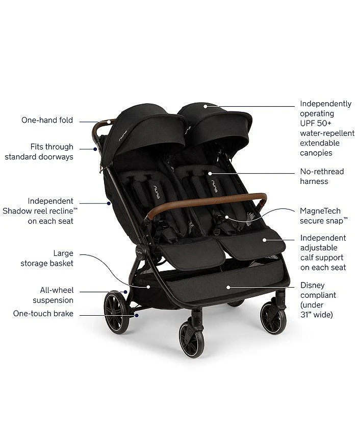 Nuna TRVL™ Dubl Stroller 6