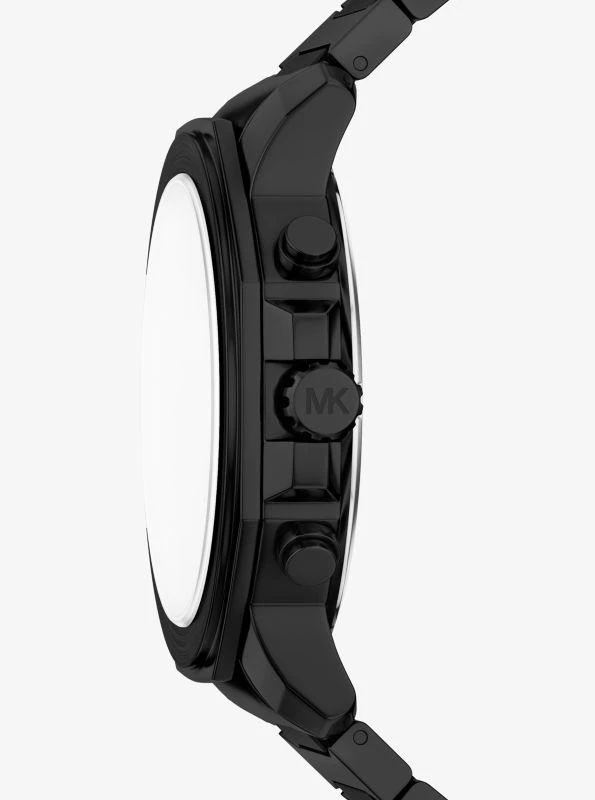 Michael Kors Oversized Prescott Black-Tone Watch 2