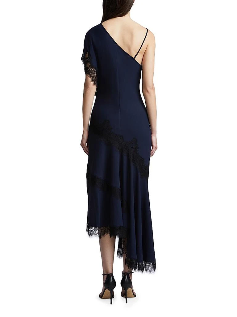 BCBG Calla Asymmetric Slip Midi-Dress 4