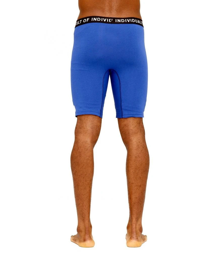 Cult Of Individuality CULT BRIEFS  2 PACK "PARADISE" PRINT/SURF BLUE SOLID 4