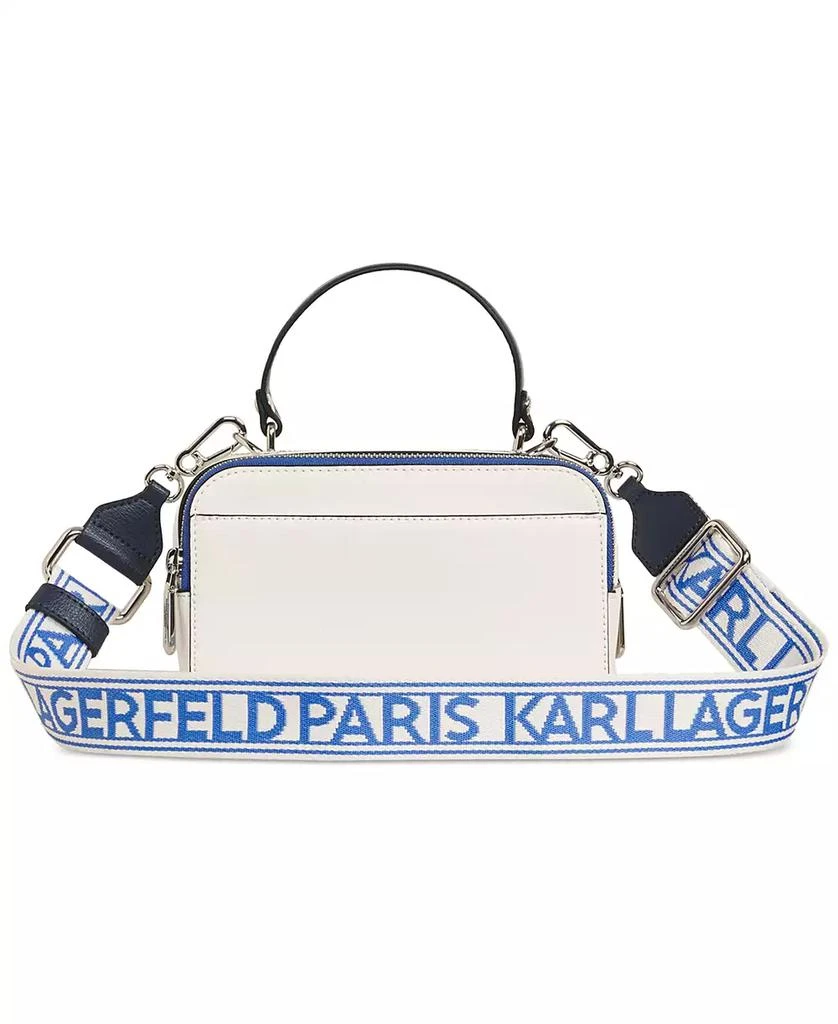 Karl Lagerfeld Paris Simone Karl Leather Small Camera Crossbody 4