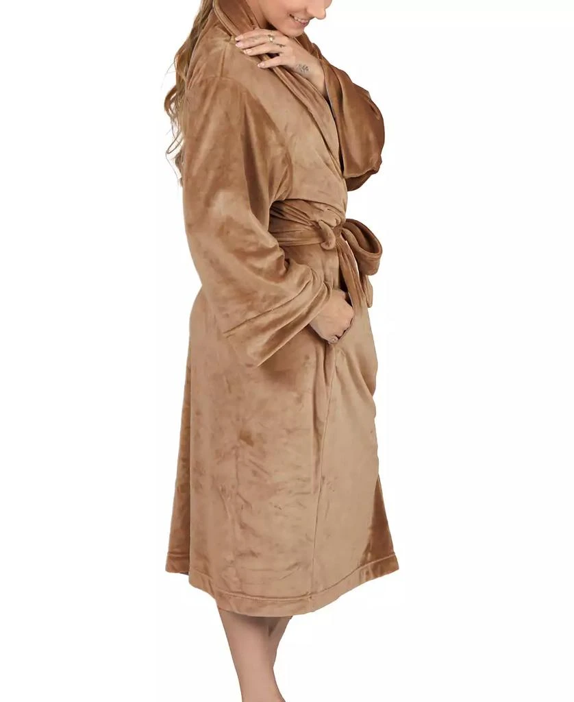 Pure Fiber Women
s Velvety Soft Velour Bathrobe