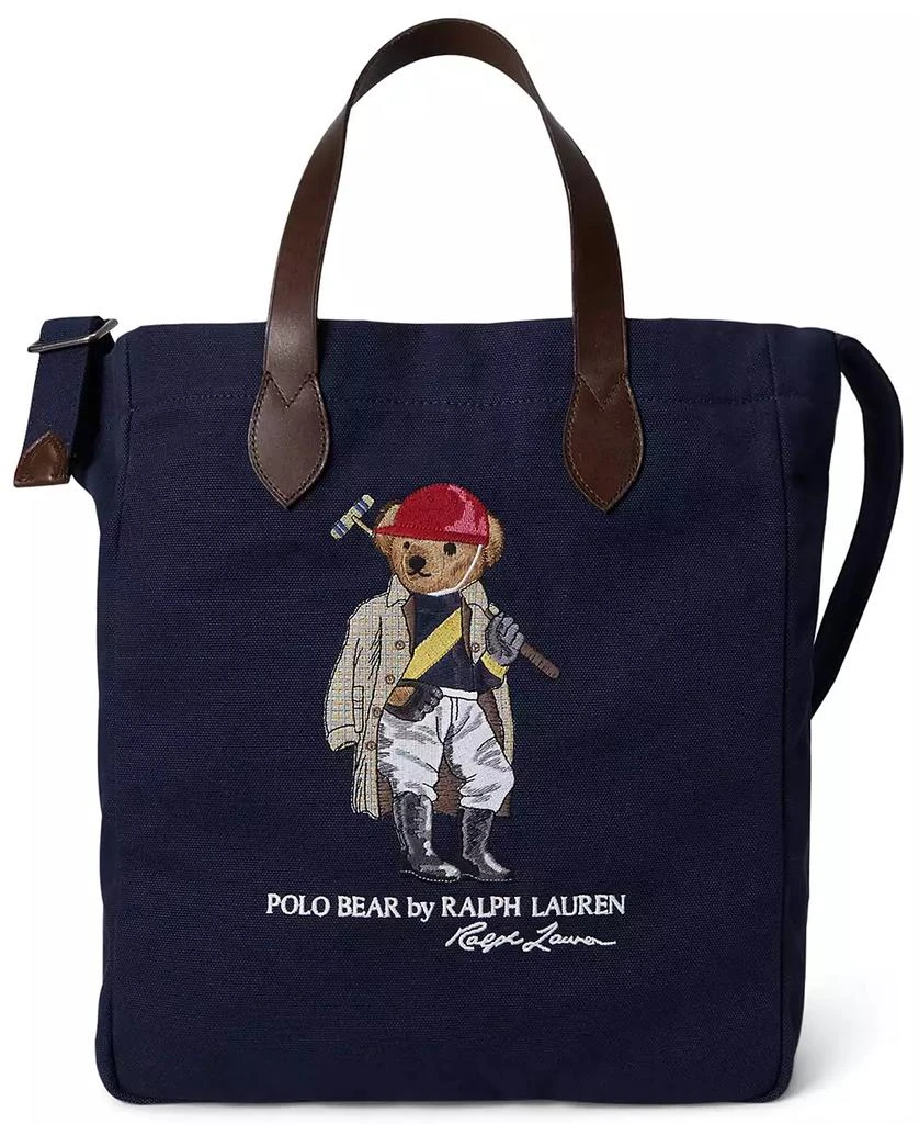 Ralph Lauren Men's Bear Canvas Shopper Tote Bag