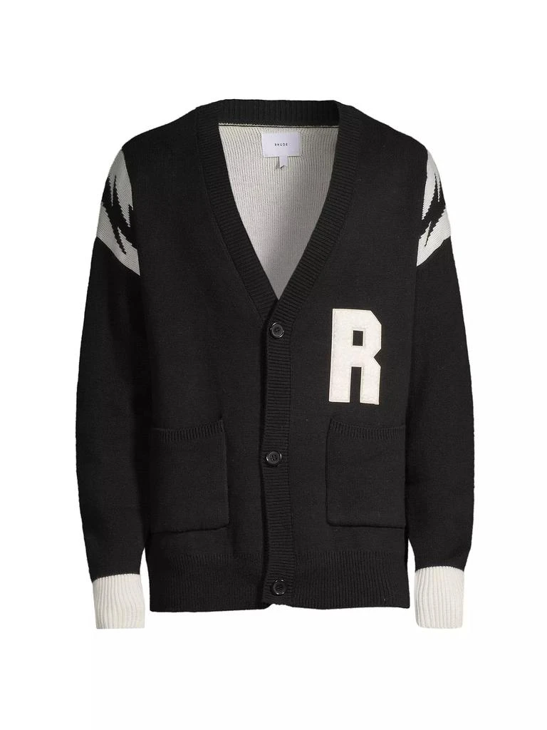 Rhude Lightning Cotton-Cashmere Cardigan 1