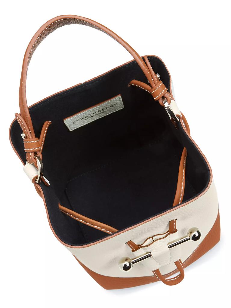 Strathberry Lana Osette Leather Bucket Bag
