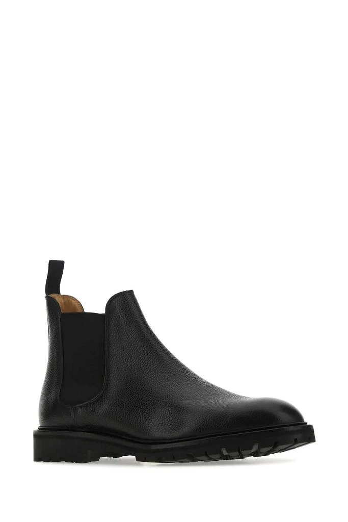 Crockett & Jones Black Leather Chelsea 11 Ankle Boots 2