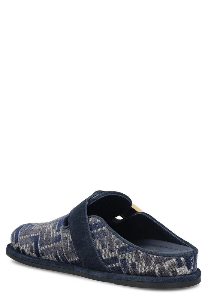 Fendi Fendi Feel Logo Detailed Denim Slippers 3
