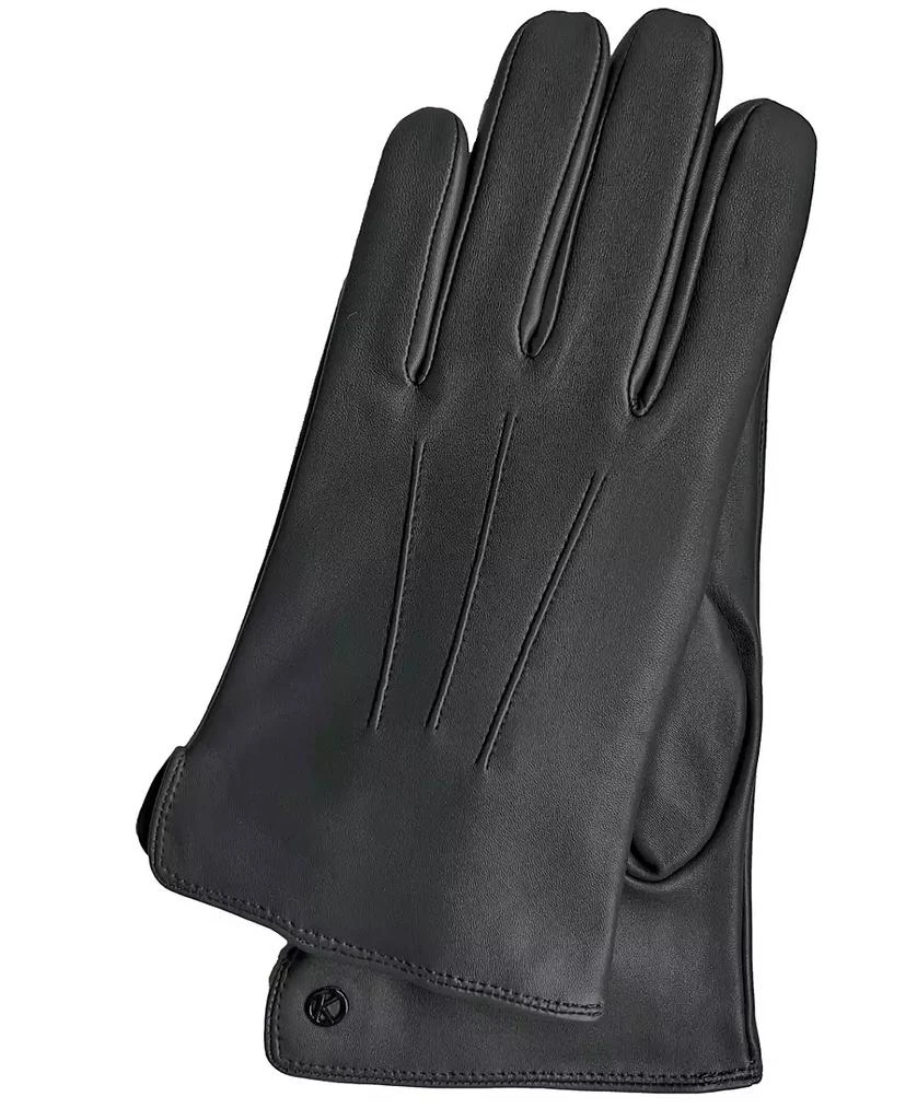 KESSLER Men's Men`s Premium Lamb Leather Touchscreen Gloves "CARL" Cashmere Lining 1