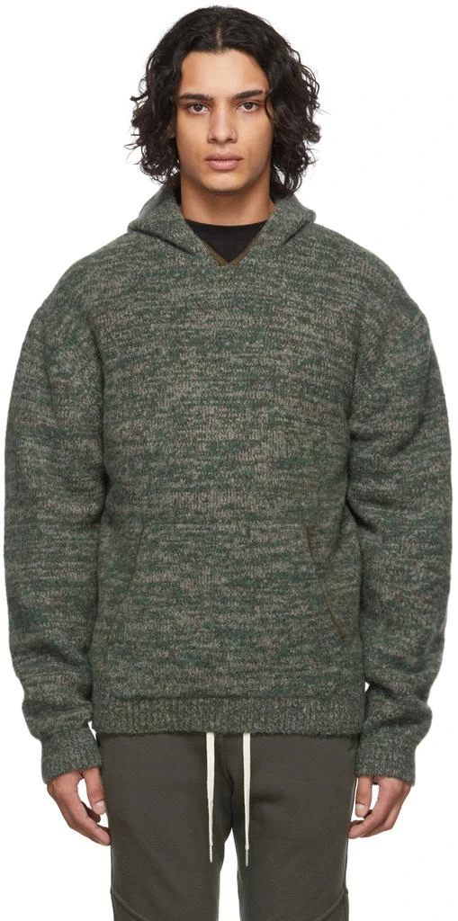 John Elliott Green Andres Hoodie 1