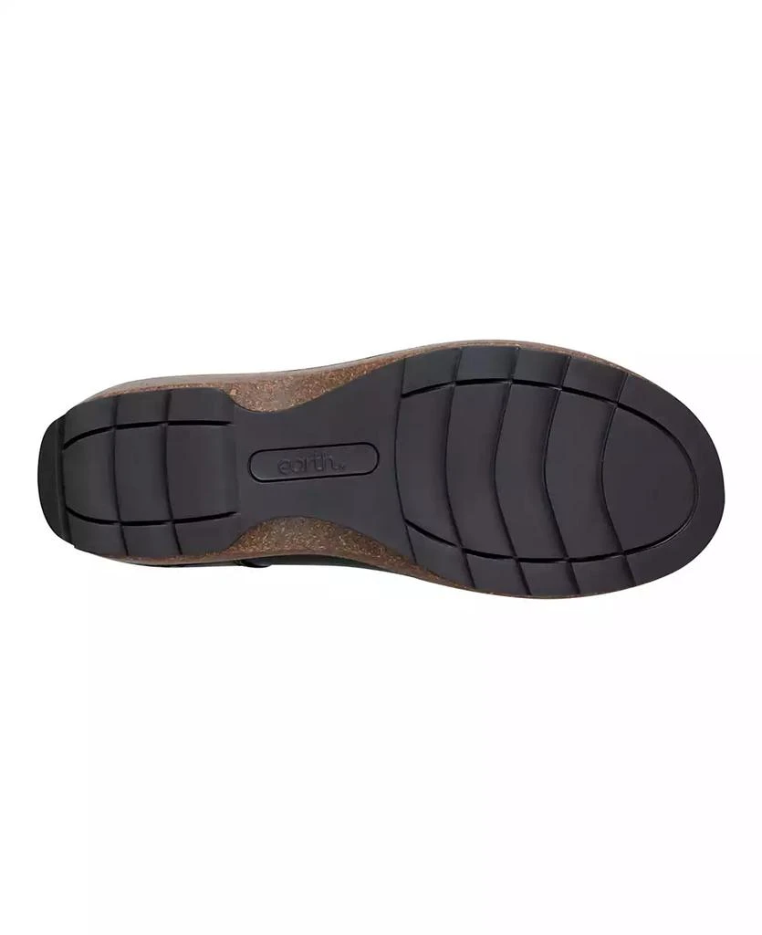 Earth Women's Kalece Leather Stitched Mary Jane Flats 5