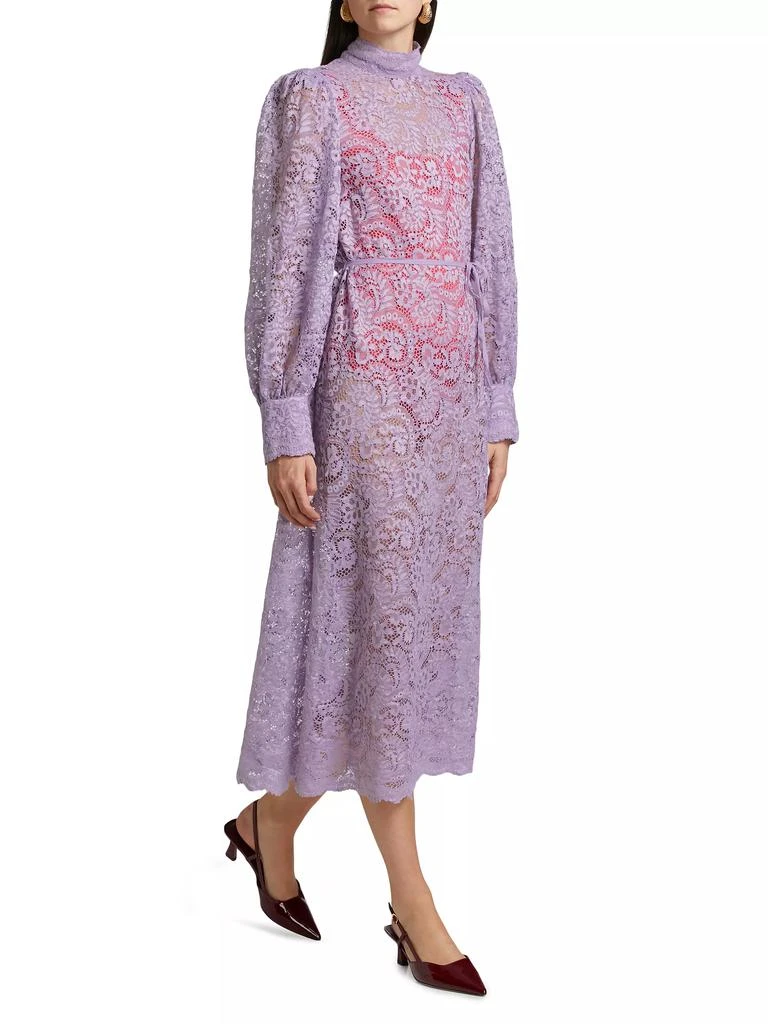 Farm Rio Lace Tie-Waist Midi-Dress 2